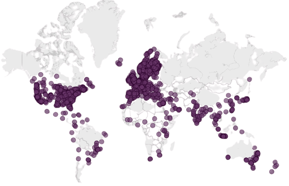 Map_ Aiforia Users