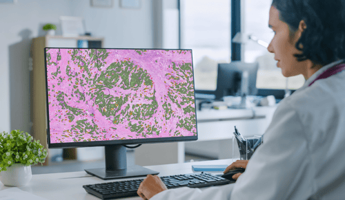 How did the Mayo Clinic choose a vendor for AI in pathology?